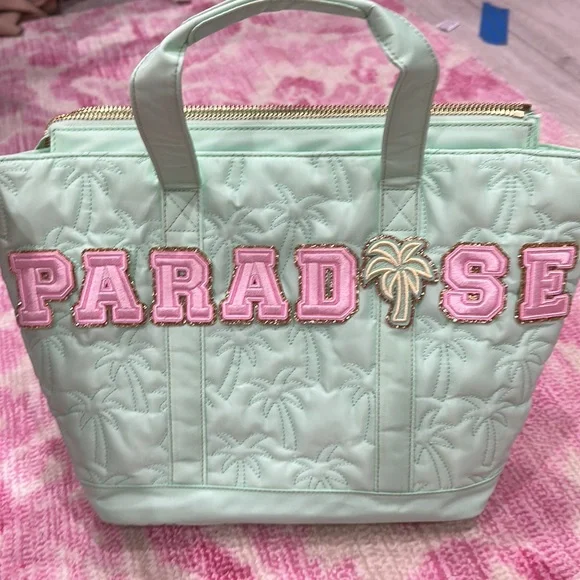 NWT Stoney Clover Lane Mini Puffy Tote in Out of Office - Picture 5 of 7